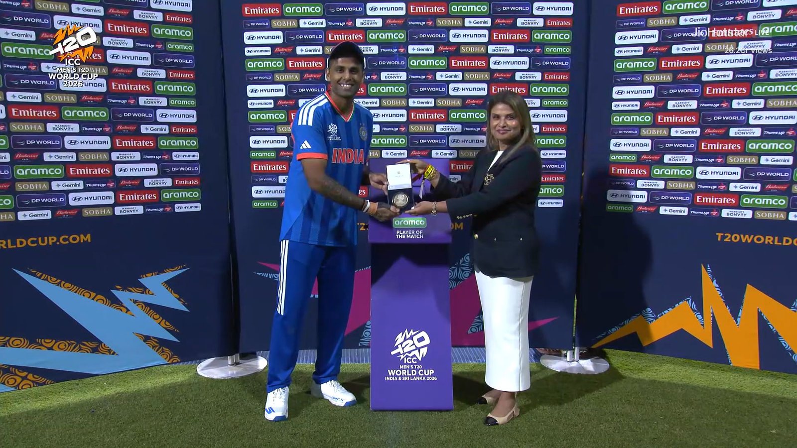 Most won player of the match award for india 