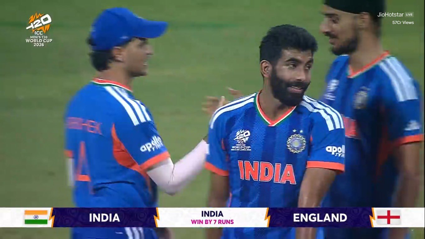 India win the semifinal against england 