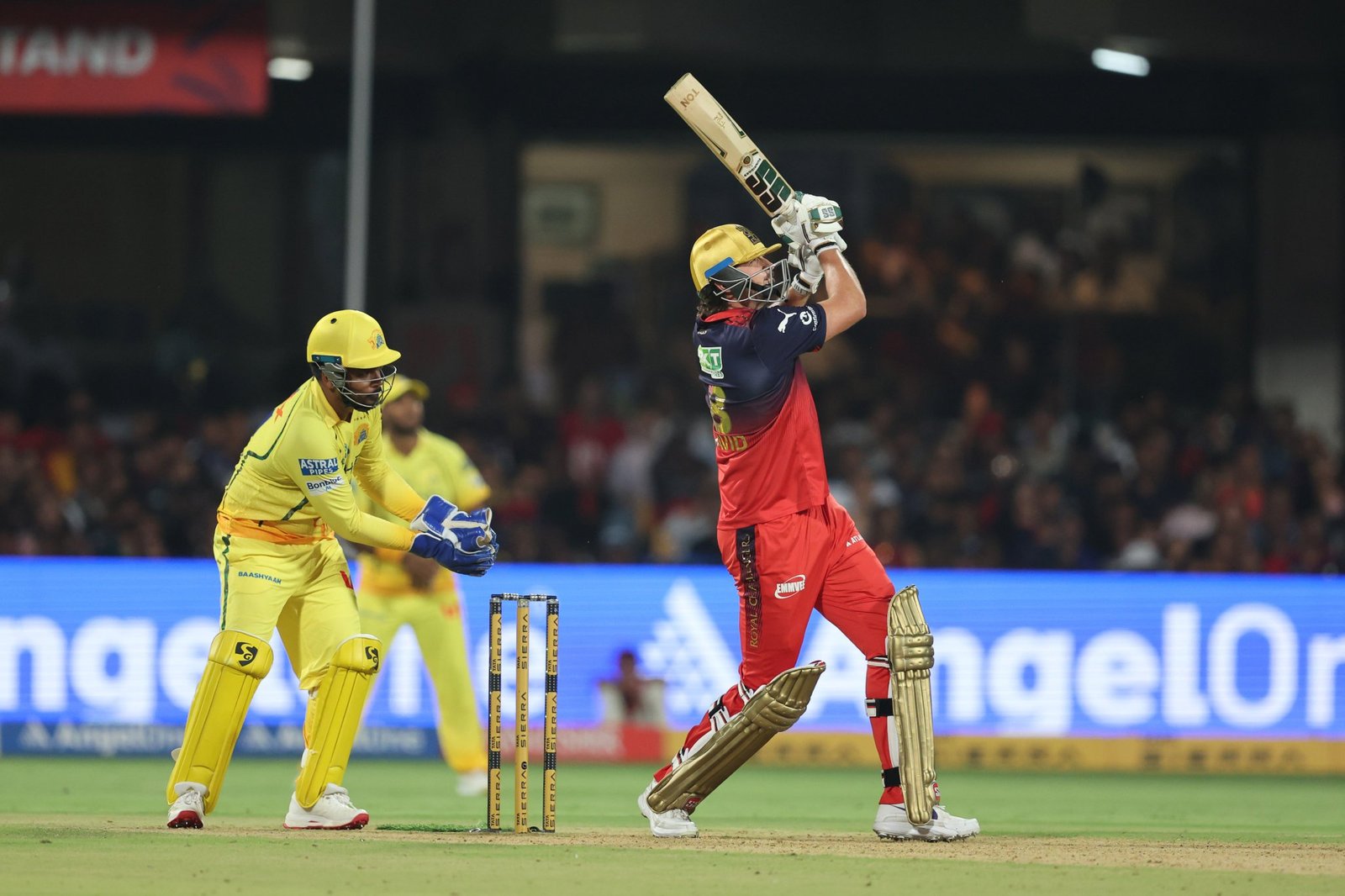 Tim david a attack inning vs CSK