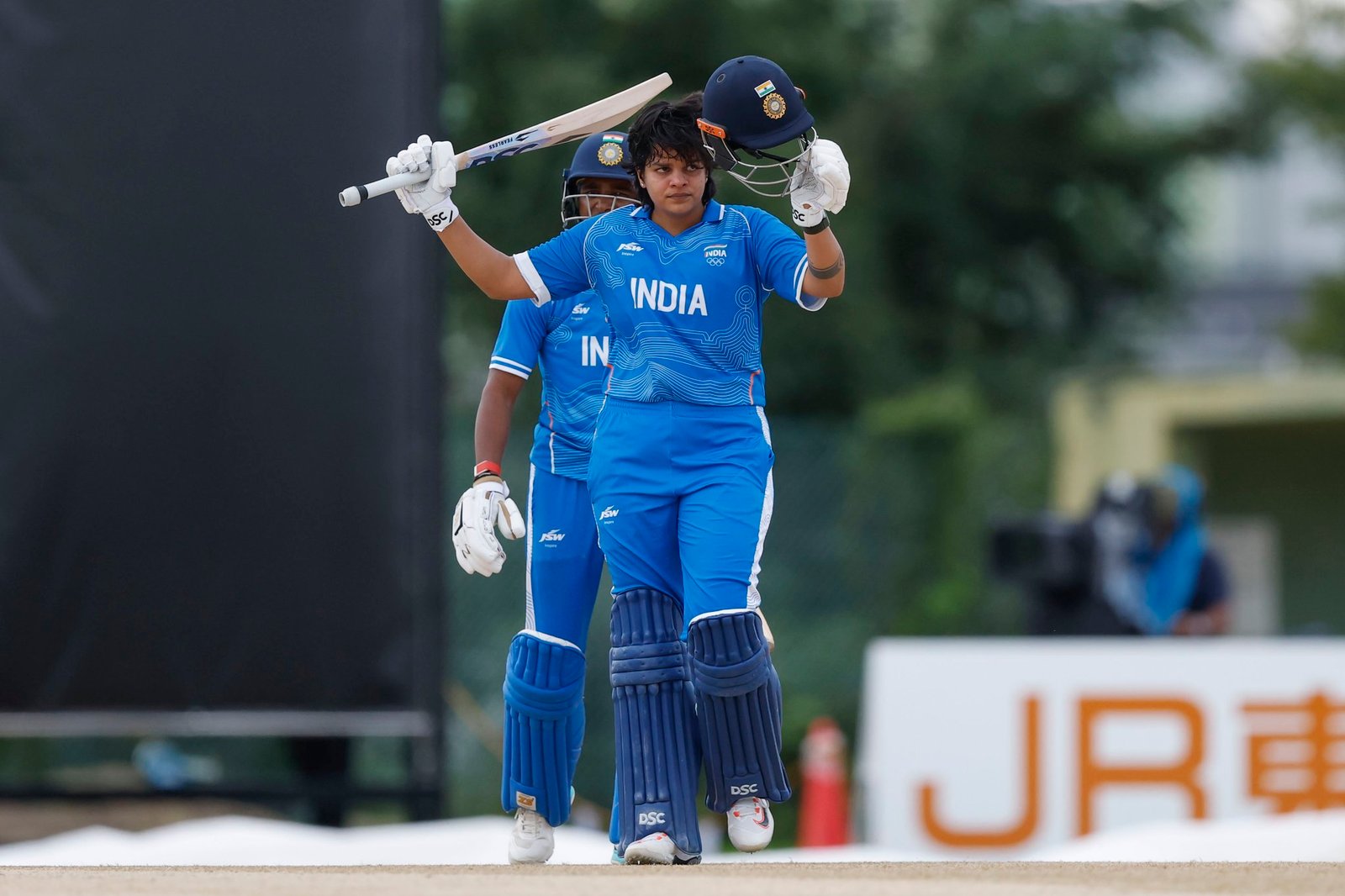 Sefali verma first indian woman cricketer to score hundred in asian game