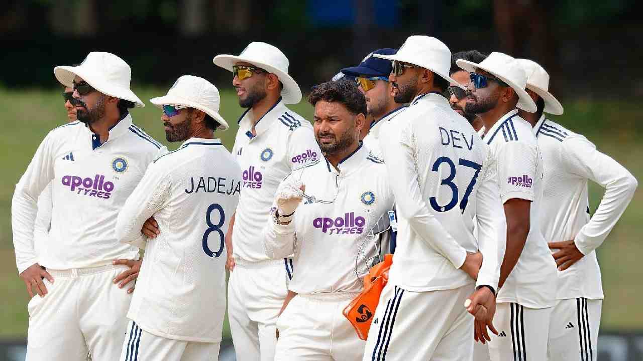 Indian test team vs NZ